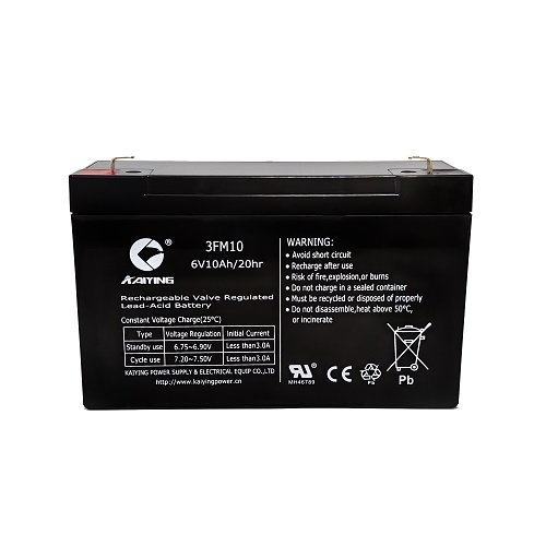 Batterie plomb-acide scellée 6V10Ah Batterie 3FM10 Ups fabricant