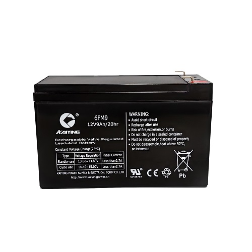 Batterie plomb-acide scellée 12V9Ah Batterie 6FM9 Ups fabricant