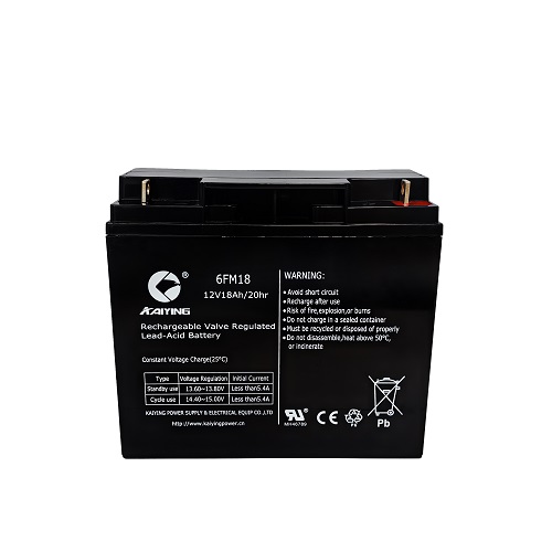 Batterie plomb-acide scellée 12V18Ah Batterie 6FM18 Ups fabricant
