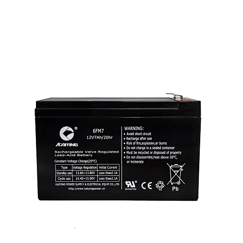 Batterie plomb-acide scellée 12V7Ah Batterie 6FM7 Ups fabricant