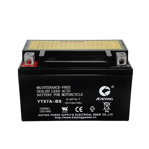 Batterie moto SMF YTX7A-BS 12V7AH fabricant