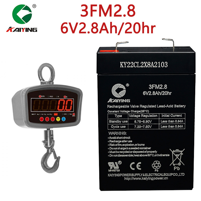 6V2.8Ah Crane Scale Battery